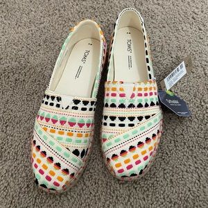 NWT toms alpargata rope shoes